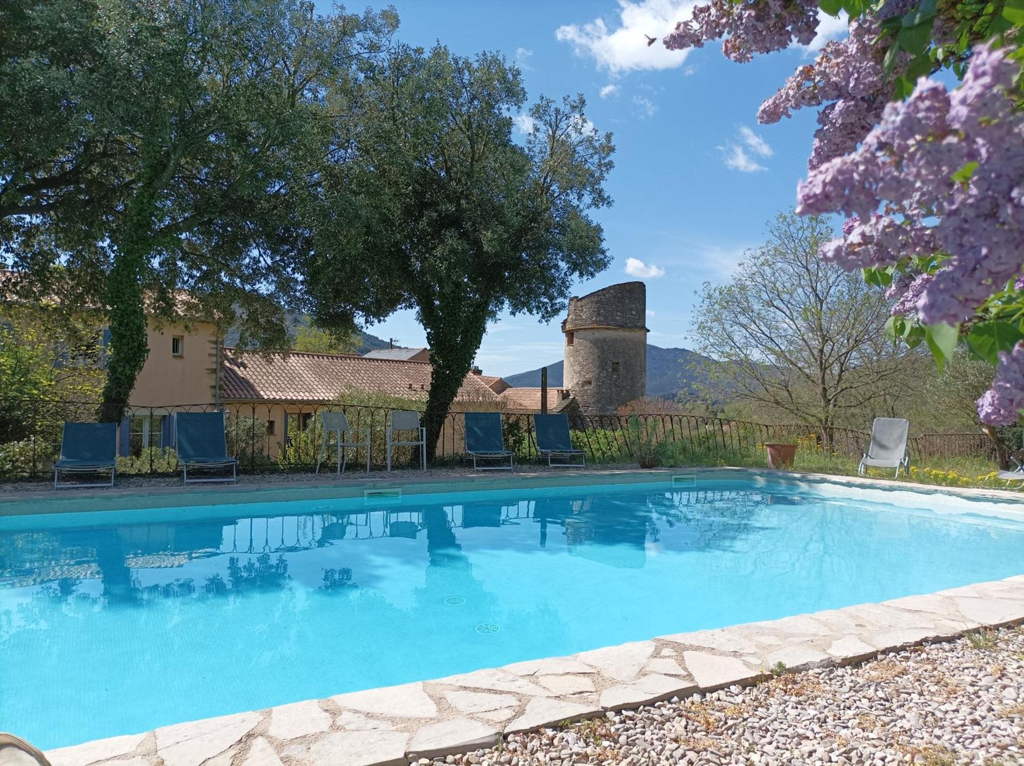 Chateau De Colombieres Sur Orb Exterior foto